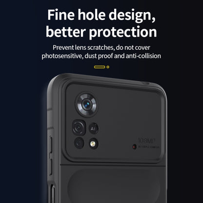 For Xiaomi Poco X4 Pro 5G Magic Shield TPU + Flannel Phone Case(White) - Xiaomi Cases by buy2fix | Online Shopping UK | buy2fix