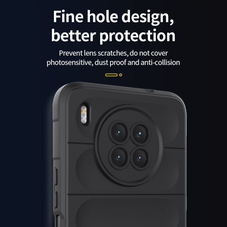 For Huawei Nova 8i Magic Shield TPU + Flannel Phone Case(Light Blue) - Huawei Cases by buy2fix | Online Shopping UK | buy2fix
