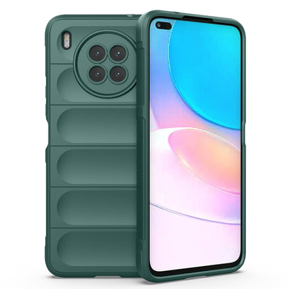 For Huawei Nova 8i Magic Shield TPU + Flannel Phone Case(Dark Green) - Huawei Cases by buy2fix | Online Shopping UK | buy2fix