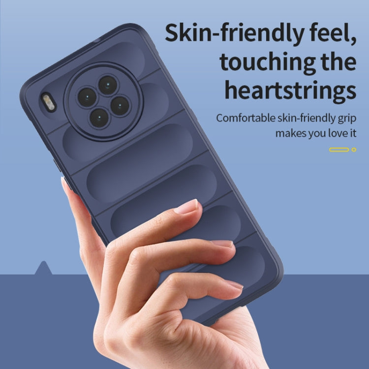For Huawei Nova 8i Magic Shield TPU + Flannel Phone Case(Black) - Huawei Cases by buy2fix | Online Shopping UK | buy2fix