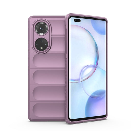 For Huawei Nova 9 Pro/Honor 50 Pro Magic Shield TPU + Flannel Phone Case(Purple) by buy2fix