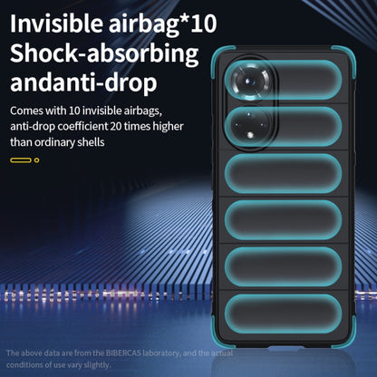 For Huawei Nova 9 Pro/Honor 50 Pro Magic Shield TPU + Flannel Phone Case(Dark Blue) - Huawei Cases by buy2fix | Online Shopping UK | buy2fix