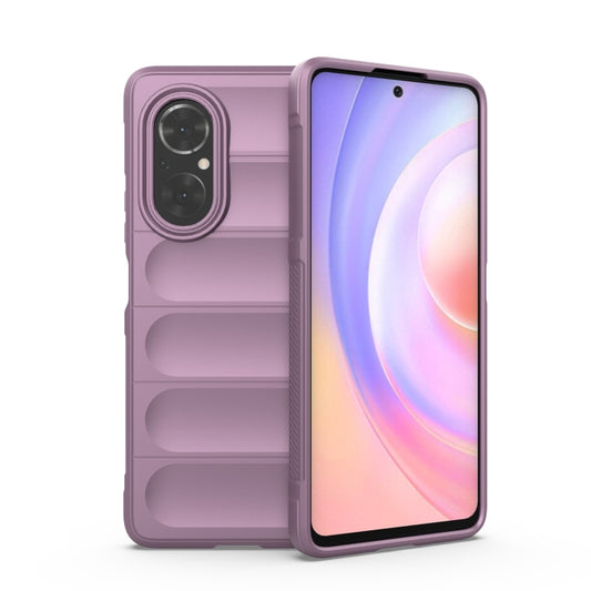 For Huawei Nova 9 SE/Honor 50 SE Magic Shield TPU + Flannel Phone Case(Purple) - Huawei Cases by buy2fix | Online Shopping UK | buy2fix