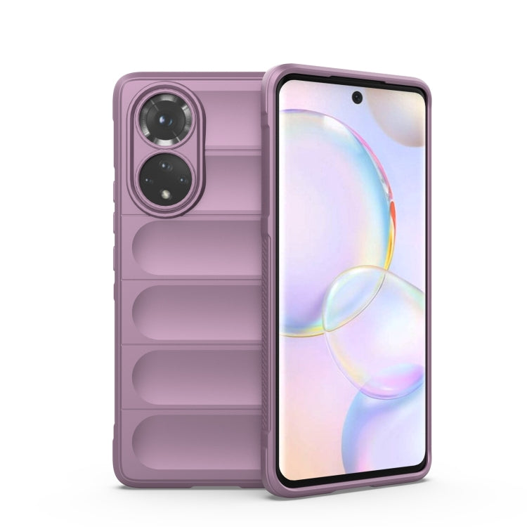 For Huawei Nova 9/Honor 50 Magic Shield TPU + Flannel Phone Case(Purple) - Huawei Cases by buy2fix | Online Shopping UK | buy2fix