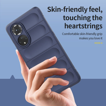 For Huawei Nova 9/Honor 50 Magic Shield TPU + Flannel Phone Case(Purple) - Huawei Cases by buy2fix | Online Shopping UK | buy2fix