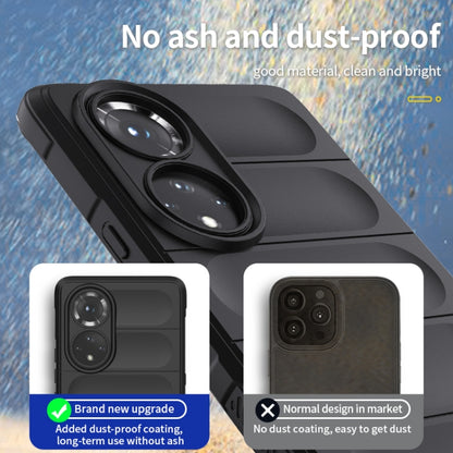 For Huawei Nova 9/Honor 50 Magic Shield TPU + Flannel Phone Case(Purple) - Huawei Cases by buy2fix | Online Shopping UK | buy2fix