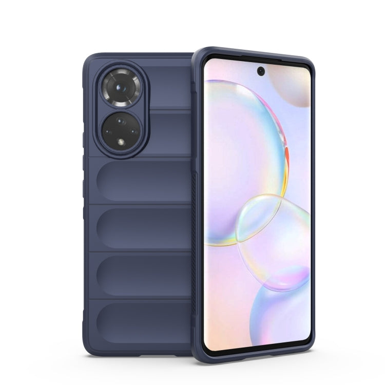 For Huawei Nova 9/Honor 50 Magic Shield TPU + Flannel Phone Case(Dark Blue) - Huawei Cases by buy2fix | Online Shopping UK | buy2fix