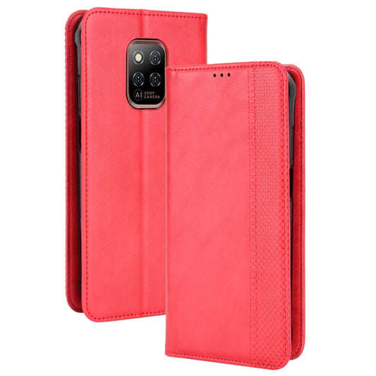 For Ulefone Power Armor 14 / 14 Pro Magnetic Buckle Retro Texture Leather Phone Case(Red) by buy2fix