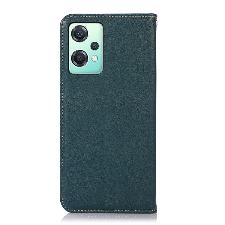 For OnePlus Nord CE 2 Lite 5G KHAZNEH Nappa Top Layer Cowhide Leather Phone Case(Green) - OnePlus Cases by buy2fix | Online Shopping UK | buy2fix