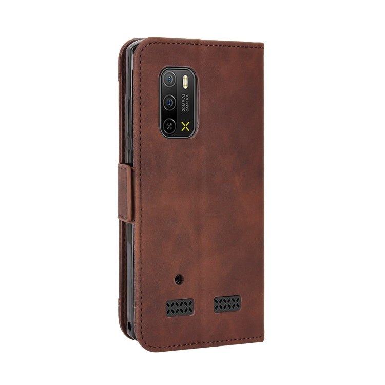 For Ulefone Armor X10 / X10 Pro Skin Feel Calf Texture Card Slots Leather Phone Case(Brown) by buy2fix