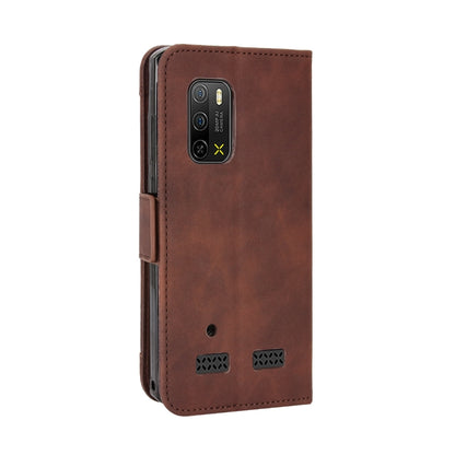 For Ulefone Armor X10 / X10 Pro Skin Feel Calf Texture Card Slots Leather Phone Case(Brown) by buy2fix
