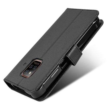 For Ulefone Power Armor 14 / 14 Pro Diamond Texture Leather Phone Case(Black) by buy2fix