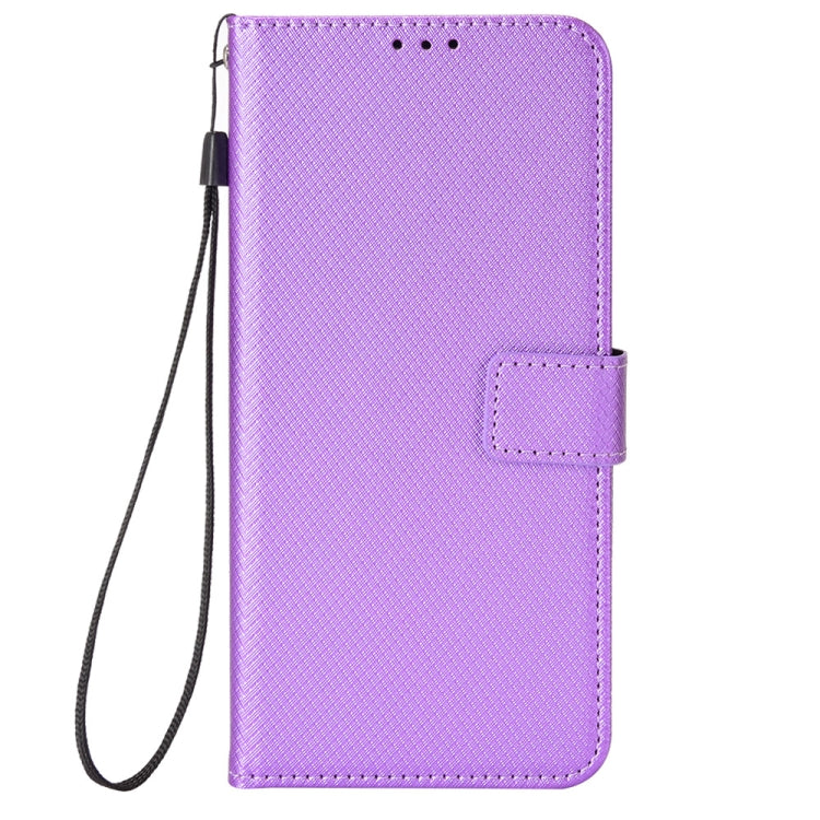 For Ulefone Armor X10 / X10 Pro Diamond Texture Leather Phone Case(Purple) by buy2fix