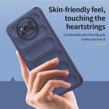 For Xiaomi Poco X3 NFC Magic Shield TPU + Flannel Phone Case(Purple) by buy2fix