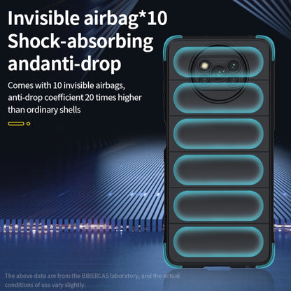 For Xiaomi Poco X3 NFC Magic Shield TPU + Flannel Phone Case(Black) by buy2fix