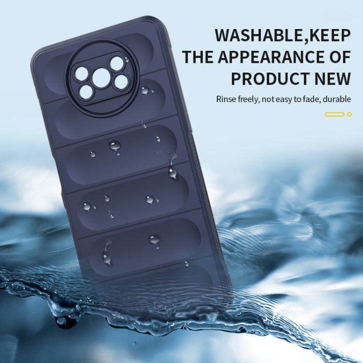 For Xiaomi Poco X3 NFC Magic Shield TPU + Flannel Phone Case(Red) by buy2fix