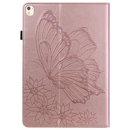 For iPad 10.2 2020 / Air 2019 Big Butterfly Embossed Smart Leather Tablet Case(Rose Gold) - iPad 10.2 Cases by buy2fix | Online Shopping UK | buy2fix