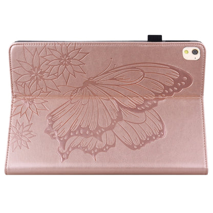 For iPad 10.2 2020 / Air 2019 Big Butterfly Embossed Smart Leather Tablet Case(Rose Gold) - iPad 10.2 Cases by buy2fix | Online Shopping UK | buy2fix