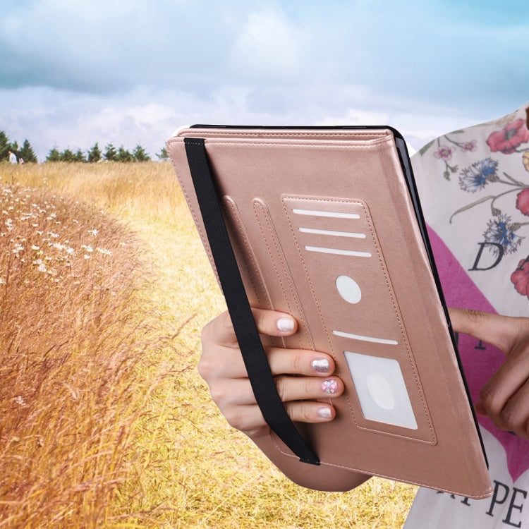 For iPad 10.2 2020 / Air 2019 Big Butterfly Embossed Smart Leather Tablet Case(Rose Gold) - iPad 10.2 Cases by buy2fix | Online Shopping UK | buy2fix