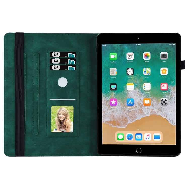 Big Butterfly Embossed Smart Leather Tablet Case For iPad Air 2 / 9.7 2018&2017(Green) - iPad 9.7 (2018) & (2017) Cases by buy2fix | Online Shopping UK | buy2fix