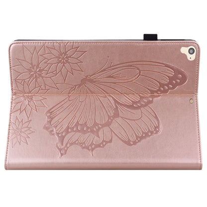 Big Butterfly Embossed Smart Leather Tablet Case For iPad Air 2 / 9.7 2018&2017(Rose Gold) - iPad 9.7 (2018) & (2017) Cases by buy2fix | Online Shopping UK | buy2fix