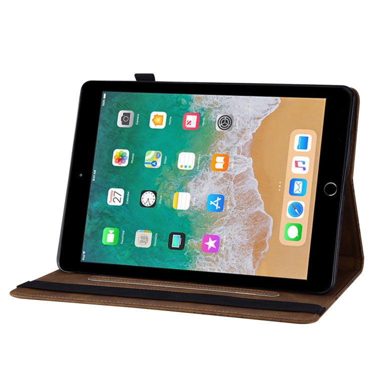 Big Butterfly Embossed Smart Leather Tablet Case For iPad Air 2 / 9.7 2018&2017(Brown) - iPad 9.7 (2018) & (2017) Cases by buy2fix | Online Shopping UK | buy2fix