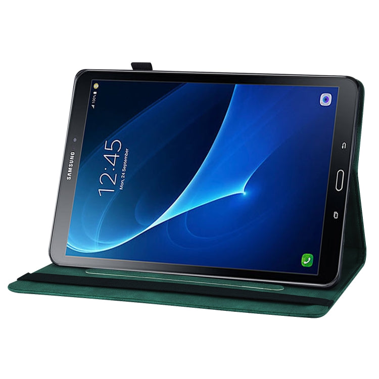 For Samsung Galaxy Tab S2 9.7 T810/T815 Big Butterfly Embossed Leather Tablet Case(Green) by buy2fix
