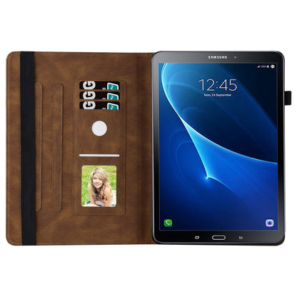 For Samsung Galaxy Tab S2 9.7 T810/T815 Big Butterfly Embossed Leather Tablet Case(Brown) by buy2fix