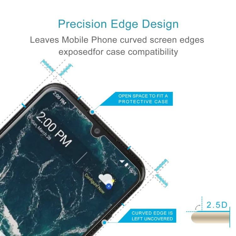 50 PCS 0.26mm 9H 2.5D Tempered Glass Film For Nokia C200 - Nokia Tempered Glass by buy2fix | Online Shopping UK | buy2fix