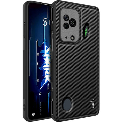 For Xiaomi Black Shark 5 IMAK LX-6 Series Carbon Fiber Pattern Shockproof Phone Case(Black) - Xiaomi Cases by imak | Online Shopping UK | buy2fix