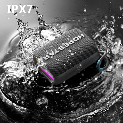 HOPESTAR H54 RGB Light TWS Waterproof Wireless Bluetooth Speaker(Grey) - Waterproof Speaker by HOPESTAR | Online Shopping UK | buy2fix