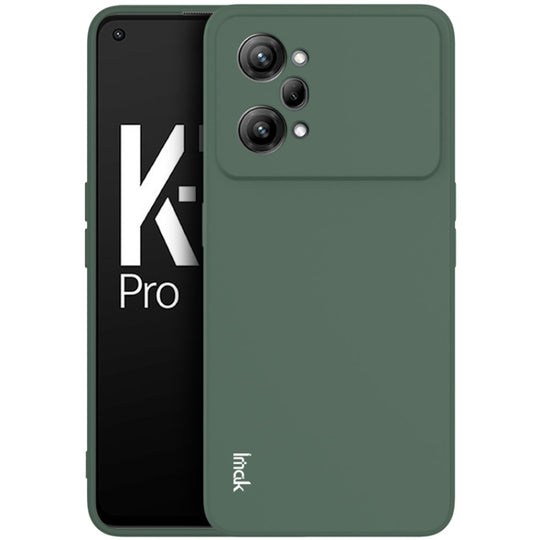 For OPPO K10 Pro 5G IMAK UC-4 Series Straight Edge TPU Phone Case(Dark Green)