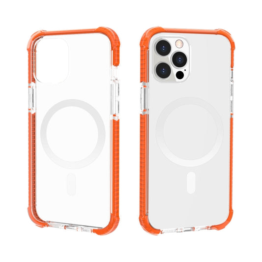 For iPhone 13 Pro Max Magsafe Magnetic Acrylic Shockproof Phone Case (Orange) by buy2fix