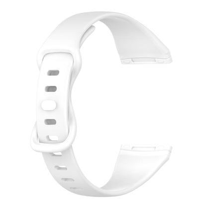 For Fitbit Versa 4 / Versa 3 / Sense Universal TPU Watch Band, Size:S(White) - Watch Bands by buy2fix | Online Shopping UK | buy2fix