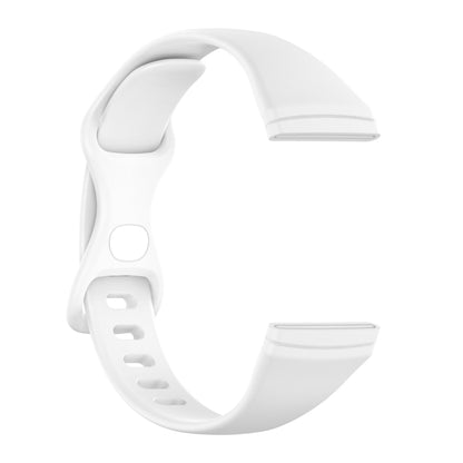For Fitbit Versa 4 / Versa 3 / Sense Universal TPU Watch Band, Size:S(White) - Watch Bands by buy2fix | Online Shopping UK | buy2fix