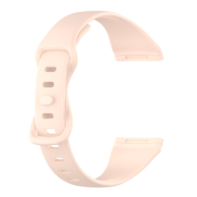 For Fitbit Versa 4 / Versa 3 / Sense Universal TPU Watch Band, Size:S(Sand Pink) - Watch Bands by buy2fix | Online Shopping UK | buy2fix