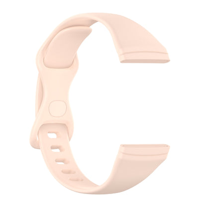 For Fitbit Versa 4 / Versa 3 / Sense Universal TPU Watch Band, Size:S(Sand Pink) - Watch Bands by buy2fix | Online Shopping UK | buy2fix