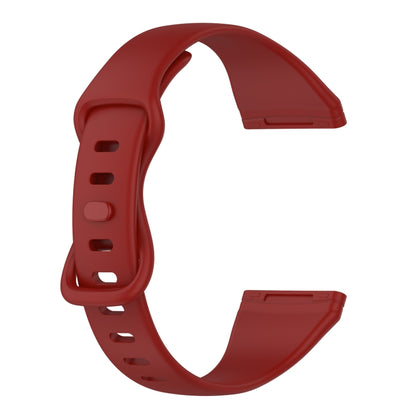 For Fitbit Versa 4 / Versa 3 / Sense Universal TPU Watch Band, Size:S(Dark Red) - Watch Bands by buy2fix | Online Shopping UK | buy2fix