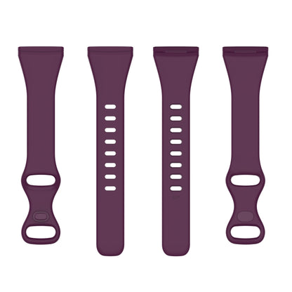 For Fitbit Versa 4 / Versa 3 / Sense Universal TPU Watch Band, Size:S(Dark Purple) - Watch Bands by buy2fix | Online Shopping UK | buy2fix
