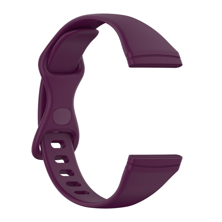 For Fitbit Versa 4 / Versa 3 / Sense Universal TPU Watch Band, Size:S(Dark Purple) - Watch Bands by buy2fix | Online Shopping UK | buy2fix