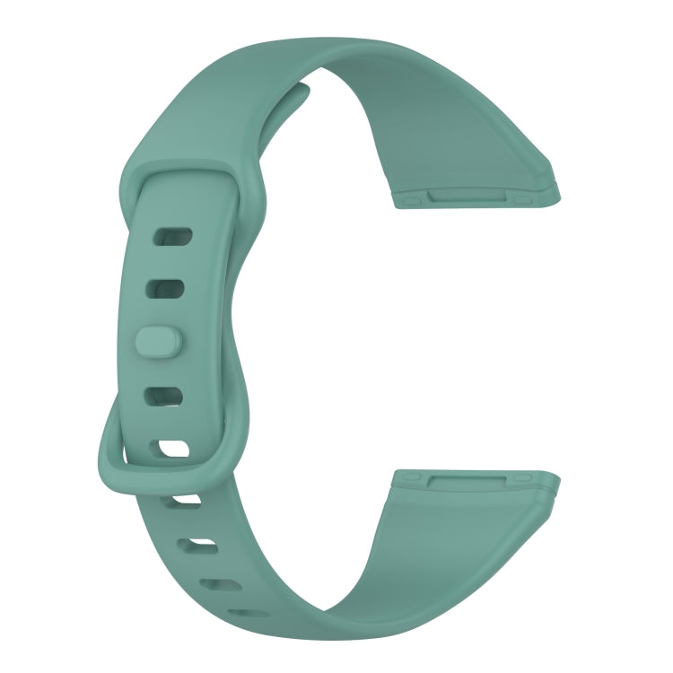 For Fitbit Versa 4 / Versa 3 / Sense Universal TPU Watch Band, Size:S(Pine Needle Green) - Watch Bands by buy2fix | Online Shopping UK | buy2fix
