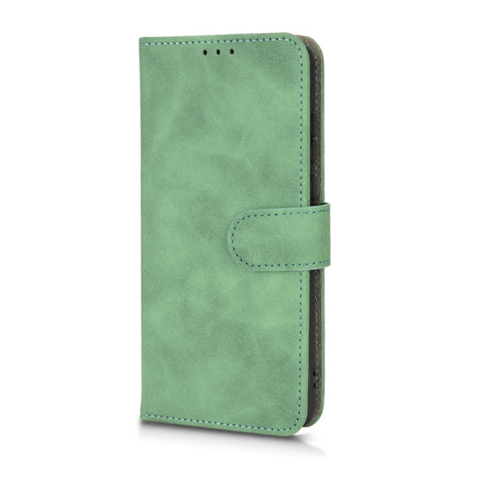 For Blackview A50 Skin Feel Magnetic Flip Leather Phone Case(Green) by buy2fix