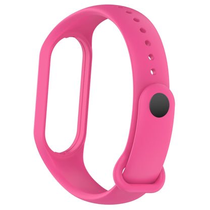 For Xiaomi Mi Band 7 / 7NFC / 6 / 6 NFC / 5 / 5 NFC / Amazfit Band 5 Official Silicone Watch Band(Barbie Pink) - Watch Bands by buy2fix | Online Shopping UK | buy2fix