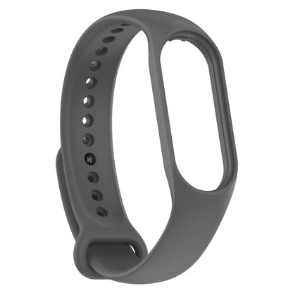 For Xiaomi Mi Band 7 / 7NFC / 6 / 6 NFC / 5 / 5 NFC / Amazfit Band 5 Official Silicone Watch Band(Platinum Grey) - Watch Bands by buy2fix | Online Shopping UK | buy2fix