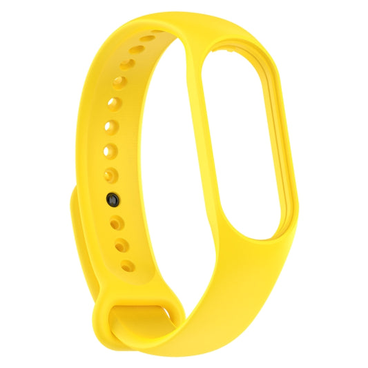 For Xiaomi Mi Band 7 / 7NFC / 6 / 6 NFC / 5 / 5 NFC / Amazfit Band 5 Official Silicone Watch Band(Yellow) by buy2fix
