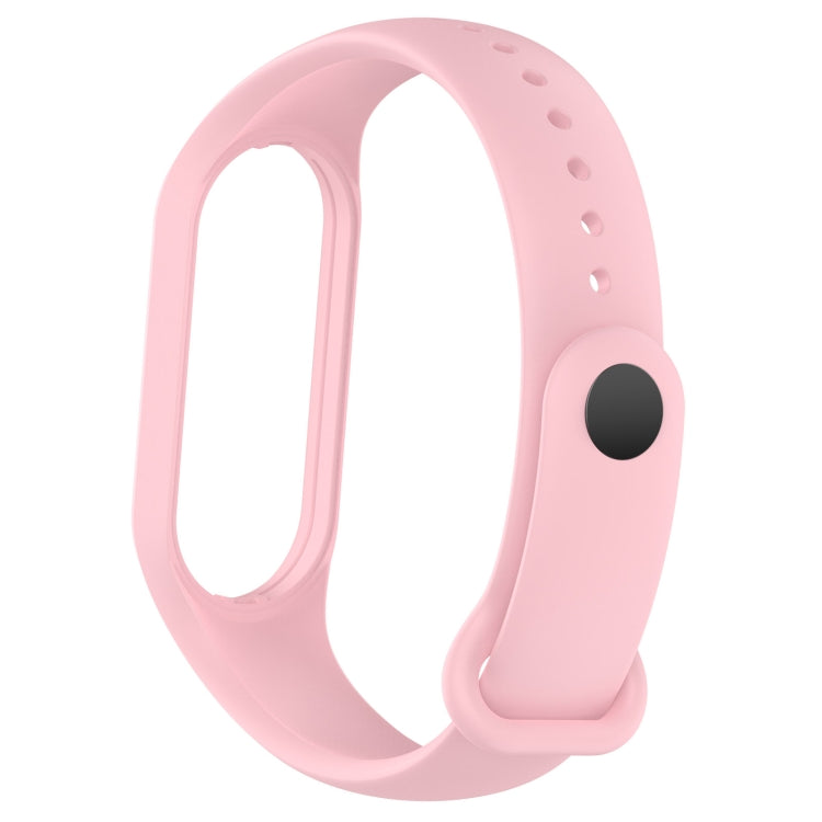 For Xiaomi Mi Band 7 / 7NFC / 6 / 6 NFC / 5 / 5 NFC / Amazfit Band 5 Official Silicone Watch Band(Girl Pink) - Watch Bands by buy2fix | Online Shopping UK | buy2fix