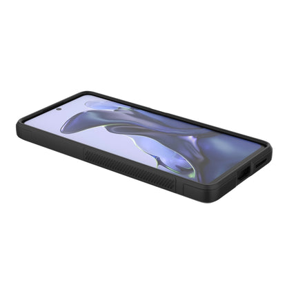 For Xiaomi 11T Magic Shield TPU + Flannel Phone Case(Dark Blue) - Xiaomi Cases by buy2fix | Online Shopping UK | buy2fix