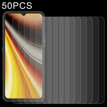 50 PCS 0.26mm 9H 2.5D Tempered Glass Film For UMIDIGI Power 7S - For Umidigi by buy2fix | Online Shopping UK | buy2fix