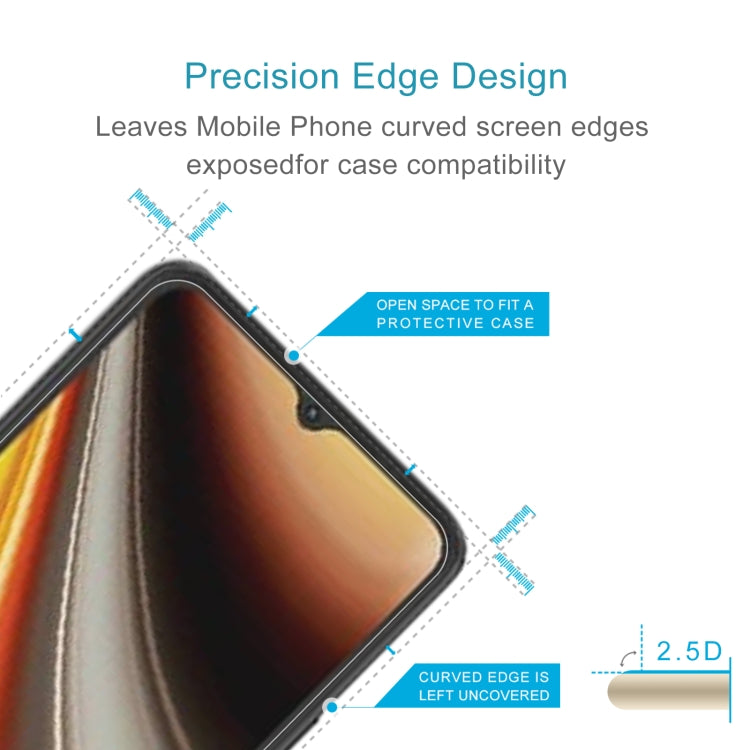 50 PCS 0.26mm 9H 2.5D Tempered Glass Film For UMIDIGI Power 7S - For Umidigi by buy2fix | Online Shopping UK | buy2fix