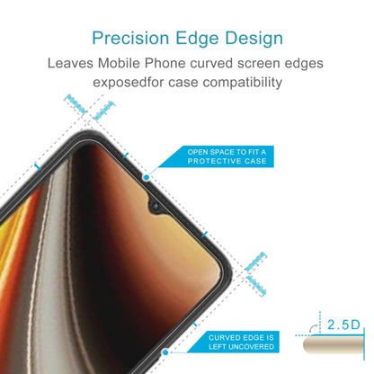 50 PCS 0.26mm 9H 2.5D Tempered Glass Film For UMIDIGI Power 7S - For Umidigi by buy2fix | Online Shopping UK | buy2fix